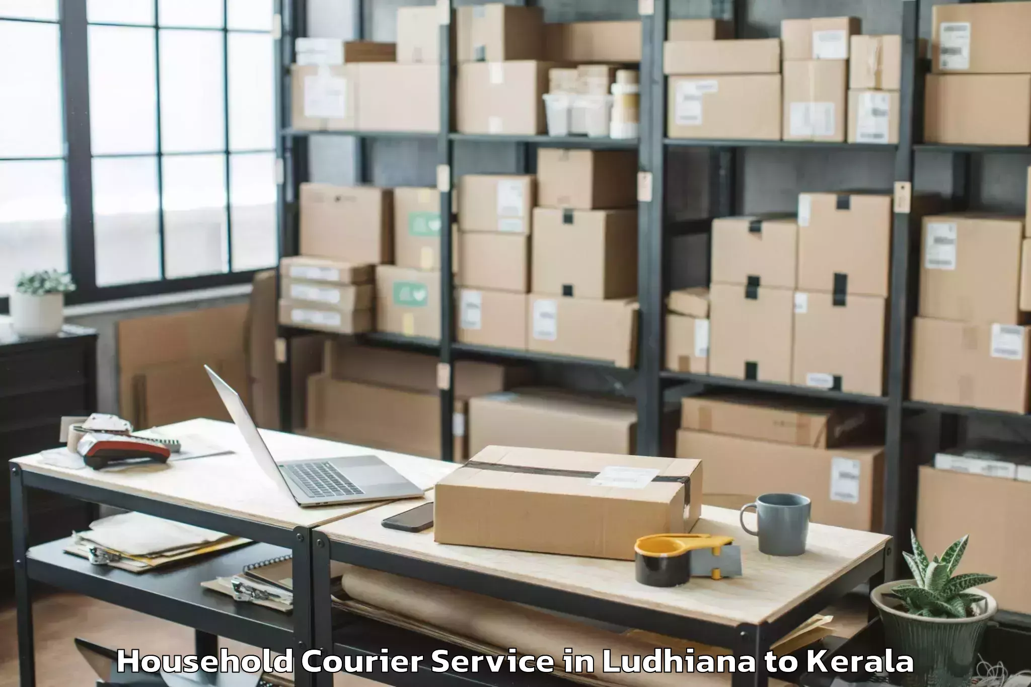 Book Your Ludhiana to Kottayam Household Courier Today